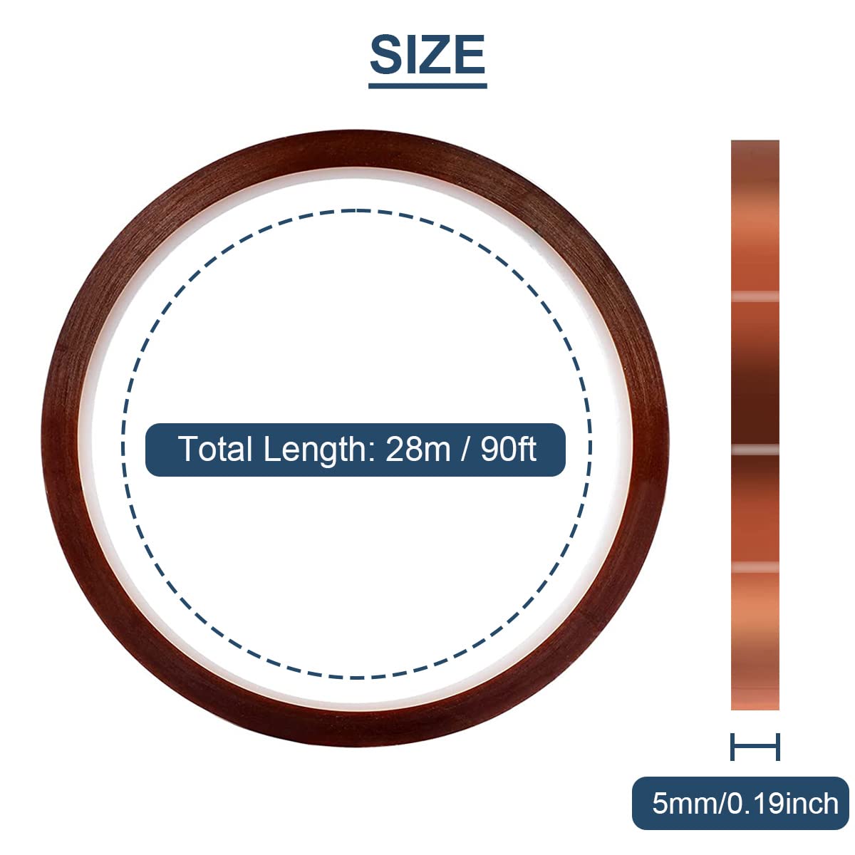 Hobbyist Gold Finger Kapton Tape - For Arduino/Raspberry Pi Projects